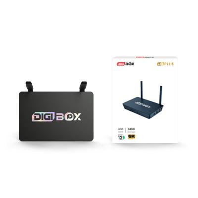 China Digibox D3 Plus 2.4G Wifi6 Android TV Box 4GB 64GB Ondersteuning 4K Dual Wifi Te koop