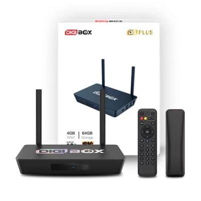 Cina Digibox 2.4G 5.8G Android TV 4K Streaming Dispositivo Supporta WiFi 6 Guarda TV in diretta gratuita in vendita