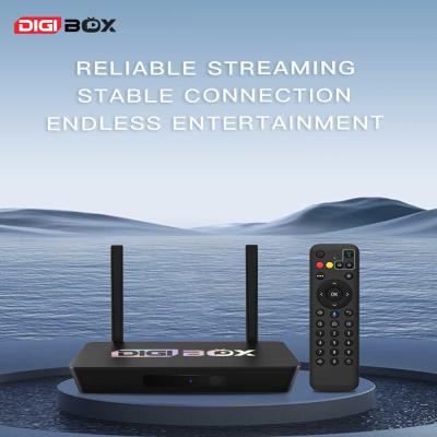 China Digibox Voice Control Smart 2.4Ghz 5.8Ghz Dual Band WiFi 6 64GB TV Box for sale