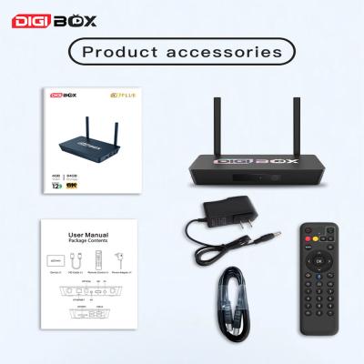 China Digibox 4GB 64GB TV Box 4K HDR Android TV Box Remote Streaming Media Player for sale