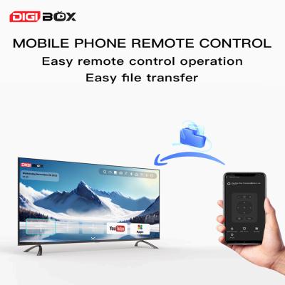 China Digibox D3 Plus Controle de Voz Digibox Android Smart TV Box 4GB Wi-Fi Bluetooth à venda