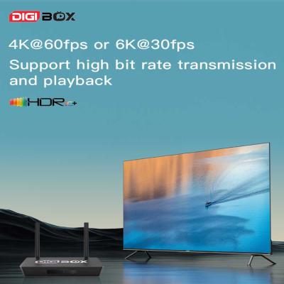 Chine Digibox 4 ports USB Smart TV Box H.265 4K 60fps Android 12 TV Box est une boîte de télévision à vendre