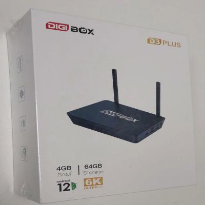 China 4K UHD-TV-Streaming-Dienst D3 PLUS Android Set Top Box zu verkaufen