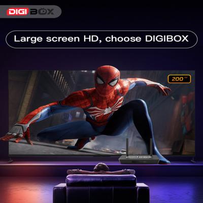 China Digibox Android 12 Smart TV Stemcontrole 4 USB-poorten Dolby 2.1 Audio Te koop