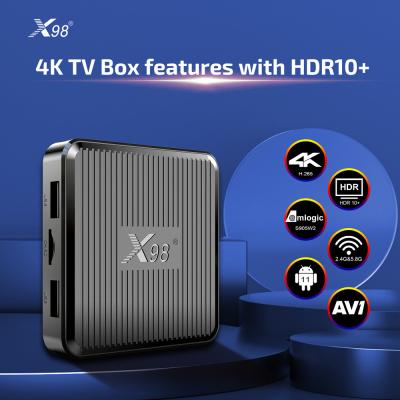 China X98 Android 11.0 TV Box mit 2 GB RAM und 16 GB ROM Dual WiFi 2.4G/5G Media Player zu verkaufen