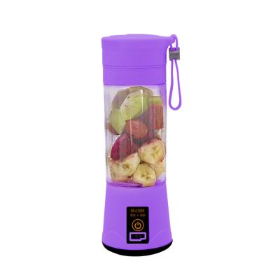 China Viable Rechargeable Portable Blender USB Cable Fruit Smoothie 6 Blades Juicer Refill Cup For Portable Business Gift Promotional Gift for sale