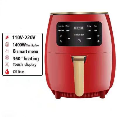 China Hot Sale Digital Air Fryer 4.5L Electric Deep Fryer Easy Operation Oil Free Healthy Electric Fryer Cooking Chicken Air Fryer for sale