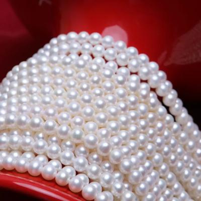 China Round Shape Freshwater Pearl 4-8mm Pearl Jewelry New Arrival DIY Freshwater Pearl Beads Loose Strands for sale