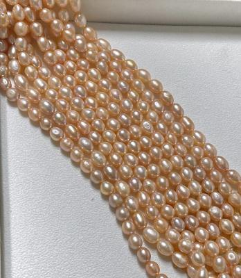 China DIY Pearl Beads Jewelry Wholesale Jewelry Making Pearls 6-7mm Pearl Strands Cultured Pearl Rice Freshwater Pearls For DIY Jewelry for sale