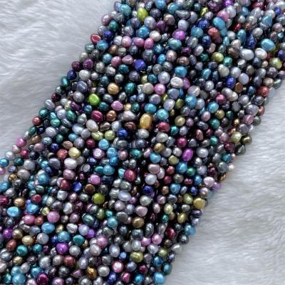 China air mixed baroque pearl 6-7mm colors shape jewelry pearl freshwater pearl strands for jewelry making for sale