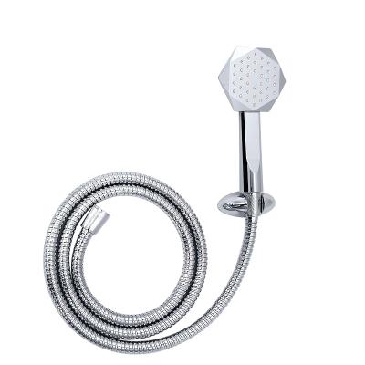 China LEVO China Yuyao City Modern Shower Factory Hexagonal Single Function Stainless Steel Bathroom Shower Set for sale