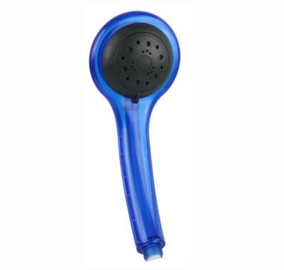 China 5 Function Modern Blue Handle Bathroom Hand Shower Luxury Luxury Shower Head for sale