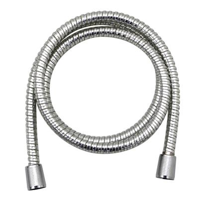 China Modern Shower Hose Non-Toxic 1.5m Waterproof Flexible Anti-Kink Silver PVC Hand Shower Hose for sale