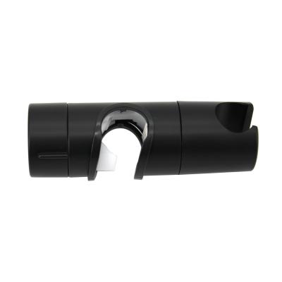 China Black Bathroom Accessories Adjustable Shower Bracket Piece ABS Shower Shuc Shower Head Holder for sale