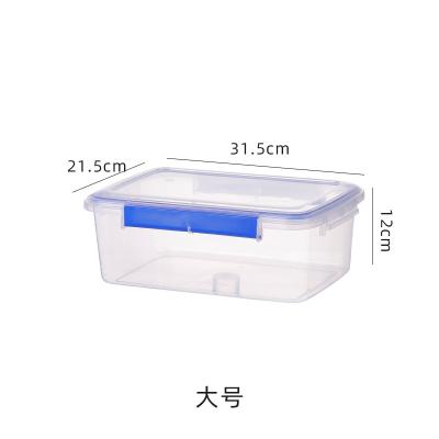 China Buckle Microwavable Storage Box Set Container Plastic Airtight Food Storage Container With Lid for sale