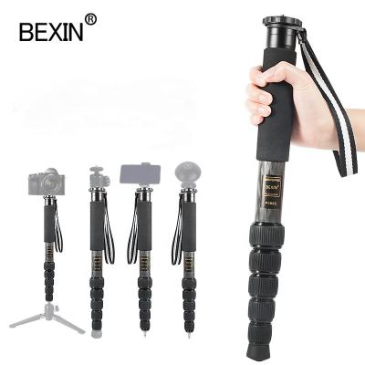 China BEXIN Digital Camera Products BEXIN Carbon Fiber Monopod Popular High Quality Multifunctional Tripod Tripod Monopod for DSLR Camera Rise for sale