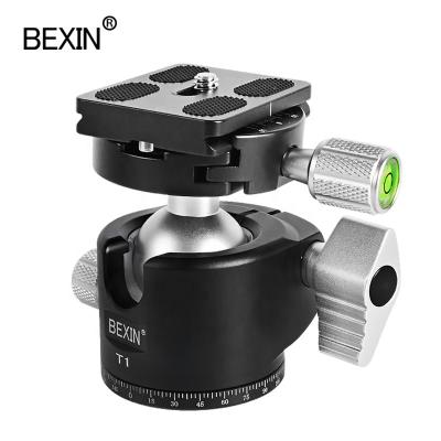 China Upgrade Professional Heavy Duty Stability Camera Tripod Ball Head 360 Degree Panoramic Head For Tripod Slider Dslr Camera Camcorder for sale