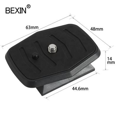 China BEXIN Factory Wholesale Professional Ball Plastic Low Price Adapter Camera Tripod Dish Quick Release Main Dish For Camera Ball Head for sale