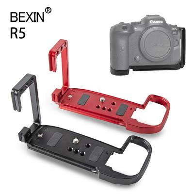 China Accessories L Bracket Dish Tripod Mount Aluminum Tripod L Plate Aluminum Alloy New Product Camera Fast Version For Canon andCamera EOS R5 R6 for sale