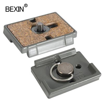 China HOT Alloy BEXIN DSLR Camera Tripod Mount Adapter Baseplate 200pl-14 Quick Release QR Aluminum Plate For Manfrotto Tripod Head for sale