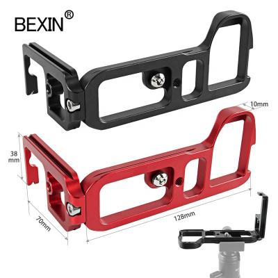 China Support BEXIN Camera Professional Camera Dedicated Bracket Ball Head Mount Quick Release Plate Vertical L-Shaped L-Shaped Tripod For Sony Camera for sale