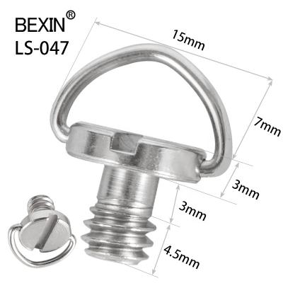 China Tripod Camera Flat Head Flat Head Mount Screw 1/4