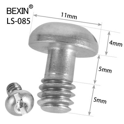 China Hexagon Round Round Slotted Head Screws UNC 1/4 Inch Camera Tripod Screws Camera Stand Screw For Dslr Camera Monopod Ball Head for sale