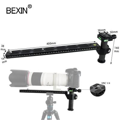 China Wholesale Custom Support BEXIN DSLR Camera Telephoto Lens Quick Release Plate Bracket Carbon Fiber Column Mount Plate For Bird Watching for sale