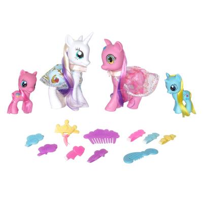 China Cute Environmental Friendly Little Pony Toys For Kids Children's Pony Plastic Model Mini My Little Pony Toy Sets for sale