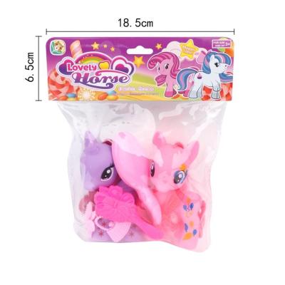 China Little Pony Multicolor Soft Cute Miniature Animal Plastic Model Toy Pony PVC Figures Toys For Kids Wholesale for sale