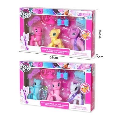 China Little Pony Toys For Kids Manufacture Pony Toy For Toddler Kids Funny Cute Plastic Custom Made for sale