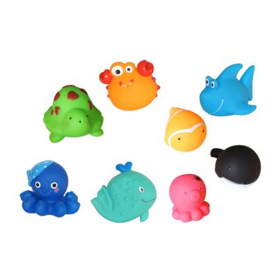 China Funny Toys Marine Animal Rubber Bath Toy Water Bath Toy Bath Time Fun Bath Toy For Kids for sale