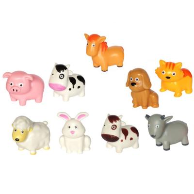 China Bath Toy Bath Toy Soft PVC Bath Toys Set Animals Rubber Bath Toy For Kids for sale