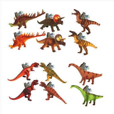 China Wholesale New Dinosaur Software Realistic Plastic Dinosaur Toys With Sound And Light for sale