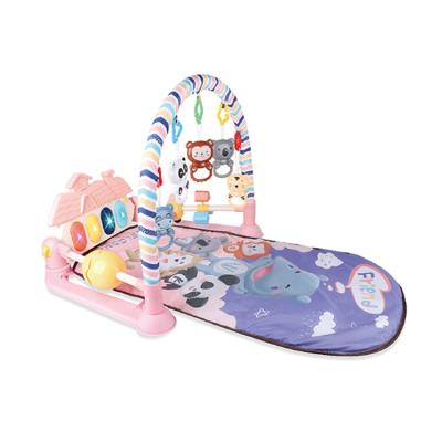 China Eco-friendly Fitness Toy Play Mat Multifunctional Safety Gymnasium Baby Piano Pedal Foot Pedal Foot Toys with Music and Light for sale