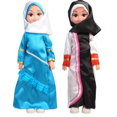 China Toy Wholesale Newest Design Realistic Cartoon Dolls With Music Cute Muslim Children Girl Doll Toys for sale