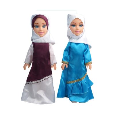 China Wholesale-Sounding Fancy Design Realistic 14 Inch Body Full Muslim Style Baby - Doll Reborn Soft Toys For Girls for sale