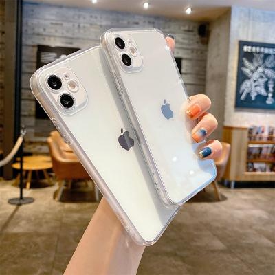 China Shockproof High-grade Anti-yellowing Hard Back Crystal Clear Phone Case For iPhone 13 Pro Max for sale