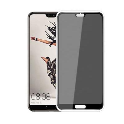 China 9H Tempered Glass Anti Peep Privacy Film 3D Anti Glare Full Screen Protector For Huawei P30 lite for sale