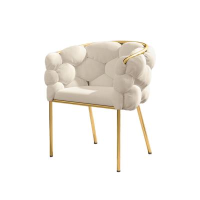 China Adjustable luxury fluffy Nordic creative chair velvet sofa light living room modern (height) chair for sale