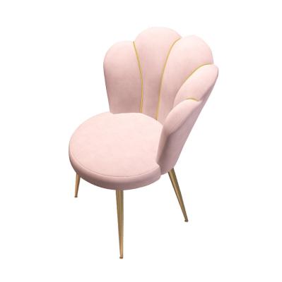 China Factory price butterfly style (height) adjustable velvet hotel restaurant living room bedroom colorful soft dresser chair for sale