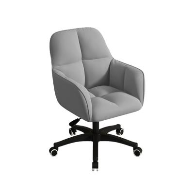 China (Size) Swivel Chair Velvet Office Chair Cushion Lumbar Support Adjustable Ergonomic Human Office Chair for sale