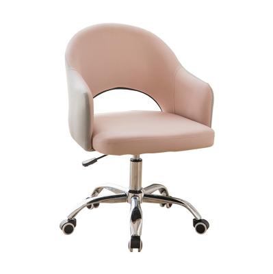 China Metal Frame Adjustable Backrest (Waist) Thickened Foam Cushion Lounge Chair Accent Chair Velvet Office Chair for sale