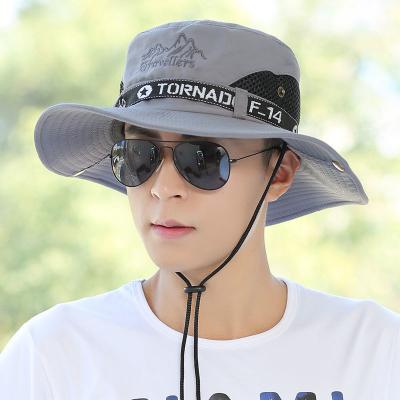 China Women Wide Brim Sun Protection Bucket Hat Spring and Casual Foldable Fisherman Hat Striped Nude Wide Brim for sale