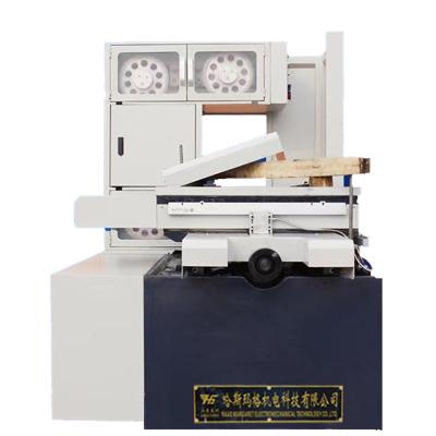 Китай Graphite/Epoxy Horizontal Board/Alloy/Marble/Jade/Optical Glass/Ceramic Cutting Metal CNC Horizontal Strip Saw Machine With Auto Bar Feeder продается