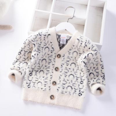 China PHB 20041 Sustainable Fashion Leopard Prints Design Boys Fall Long Sweater Cardigan for sale