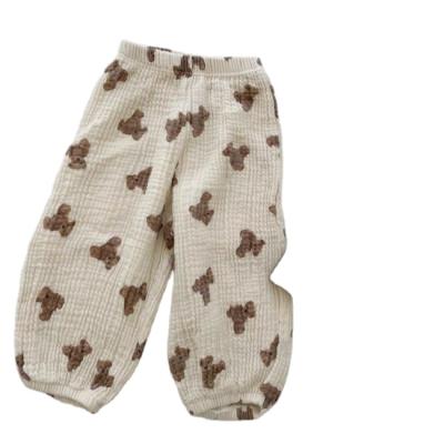 China PHB 10581 Cartoon Pattern Toddler Summer Cheap Price Animal Breathable Cute Pants for sale