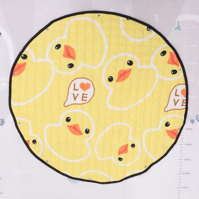 China Storage Factory Wholesale Price Kids Room Rug Kids Printing Circle Shaped Blanket For Kids Room for sale