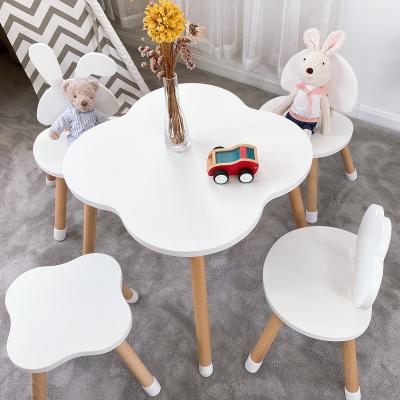 China Modern Nordic Kids Furniture Set Multifunctional Activity Table And Chair Set Wooden Kids Study Table Toddler Desk For Kids for sale