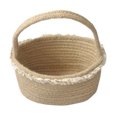 China Viable Desk Basket Toy Rope Basket Storage Baby Storage Basket Drawer for sale